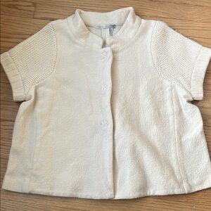 Classiques Entier Wool short sleeved jacket.